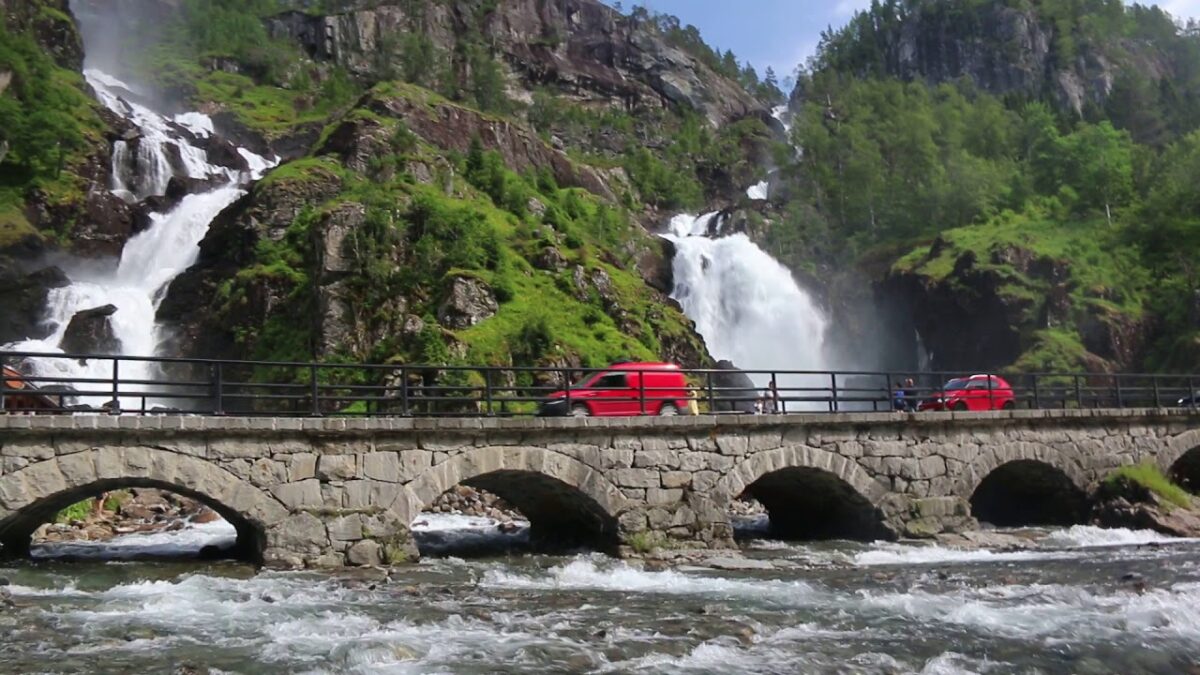 latefossen in Odda